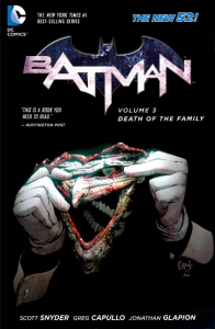 Cover zu Batman - Death of the Family, Copyright DC Comics